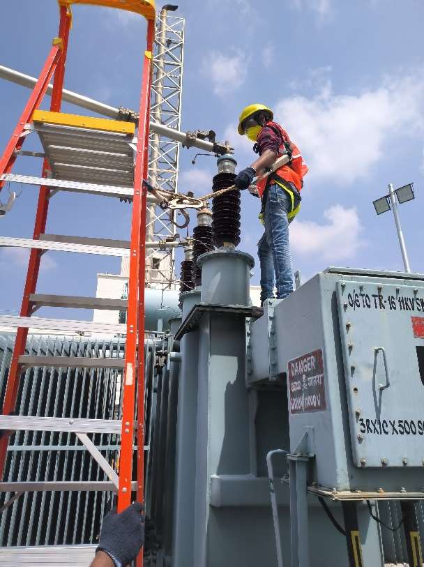 Transformer maintenance work
